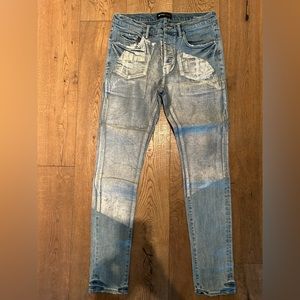 Purple Brand P001 Glitter Dirty jeans